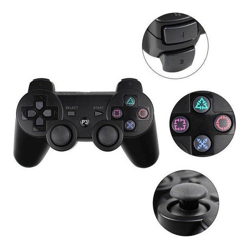 Controle Ps3 Sem Fio Manete Joystick Compatível Play 3 Gamer