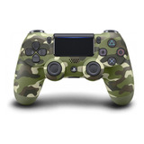 Controle Joystick Sony Playstation Dual 4 Green Camouflage