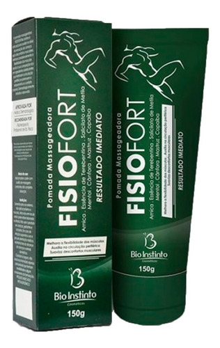 9 Unidades Pomada Fisiofort Verde Bio Instinto 150gr 