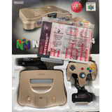Consola N64 Nintendo 64 Gold Zelda Genuina +zelda Ocari+caja