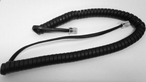 El Repuesto Voip Lounge 9 ft Handset Rizado Cord For Shorete