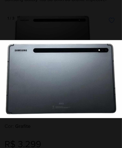 Galaxy Tab S8 11 5g 258gb