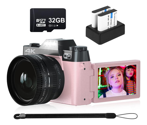 2024 Cámara Digital 4k Mejorada Para Fotografía Vjianger Cám