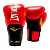 Guantes De Box Everlast Pro Style Elite Rojo 14oz + Envio