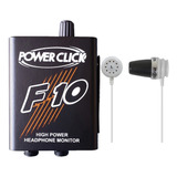 Fone Ouvido Koss Sparkplug White + Amp Fone Power Click F10