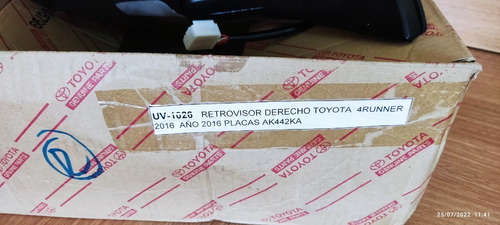 Retrovisor Derecho Original Toyota Fortuner 2012-2017 Foto 6