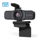 Amcrest 1080p Webcam Con Micrófono Y Cubierta De Privacidad