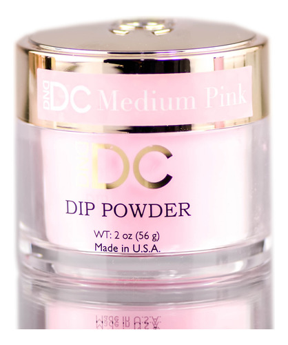 Base Transparente Dip Powder Dnd Dc Rosa Y Blanca Para Uñas