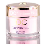 Base Transparente Dip Powder Dnd Dc Rosa Y Blanca Para Uñas