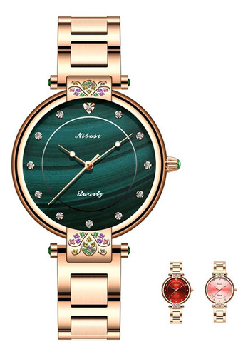 Reloj De Cuarzo Con Diamantes De Moda De Lujo Para Mujer