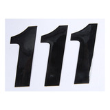 Dcor Number Pack Universal Mx Motocross Atv 1 Black Size Lrg