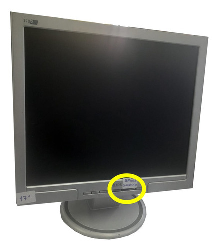 Monitor Lcd Usado Philips Tela 17 Ótimo Estado Barato