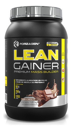 Forzagen Premium Series Proteína Ganador De Masa Lean Gainer 4lb | Carbs Naturales Sabor Chocolate