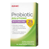 Gnc | Probiotic Solutions With Enzymes | 60 Capsules