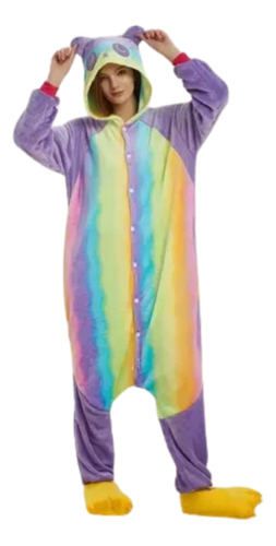 Pijama Animales Entero Panda Rainbow Kigurimi S A Xl