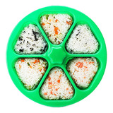 Onigiri Press Ball Rice Ball K Q Molde De Sushi De 6 Furos