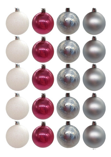 Bolas Navidad Decorado Arbol Navideño Set X20 Esferas