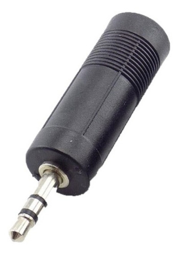 Ficha Adaptador Audio Mini Plug Jack 3.5mm A 6.35mm Hembra