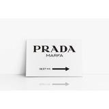 Cuadro Decorativo Moderno En Canvas 60x40 Prada Marfa