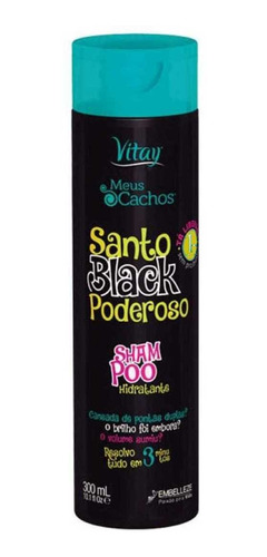Meus Cachos Santo Black Shampoo 300ml