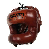 , Casco De Boxeo, Entrenamiento De Mma, Acolchado Marrón L