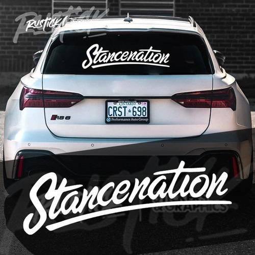 Calco Parabrisas Ploteo Stancenation Sticker Tuning 60cm