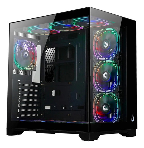Gabinete Gamer Rise Mode Standard V2 Com 10 Fans Aura Argb