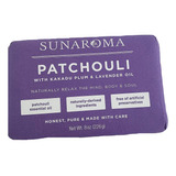 Sunaroma Jabon Corporal De Aceite De Pachuli Y Lavanda, 8 On