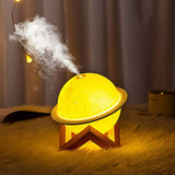 Humidificador Y Lámpara De Luna Led 2 En 1, Recargable Usb, 