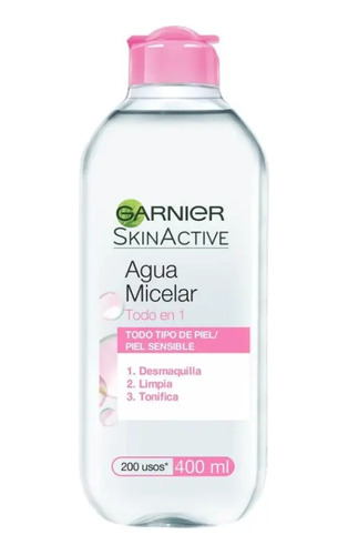 Agua Micelar Garnier Skin Active Piel Sensible 400 Ml