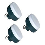 Pack 3 Foco Recargable Emergencia Led 12w Portatil C/iman