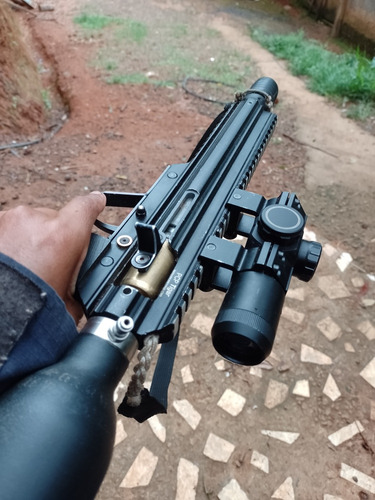 Carabina Pcp Tiger 9mm Com Bomba E Luneta