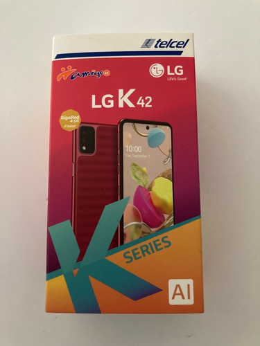 Celular LG K42 Rojo