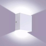 Lámpara Pared De Arbotante Cubo Led Para Muro Interior 12w