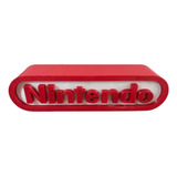 Luminária Nintendo Logo Lightbox