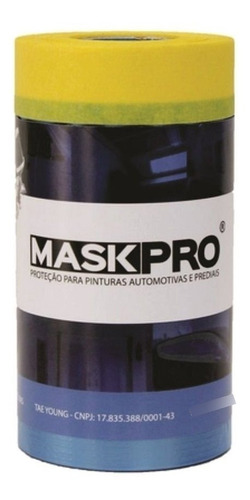 Filme Eletrostático Mascaramento Com Fita Crepe 45cmx20mt