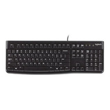 Teclado Logitech K120 Qwerty Español Negro Progaming