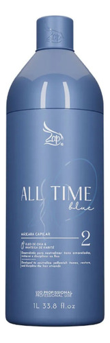 Progressiva Zap Cosméticos All Time Blue Alisamento De 1000ml 1000g