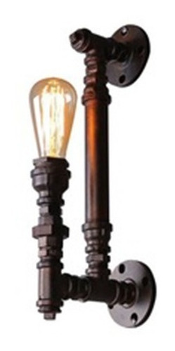 Lámpara De Pared Industrial Vintage Caño Galvanizado Ilp-02