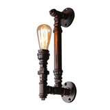 Lámpara De Pared Industrial Vintage Caño Galvanizado Ilp-02
