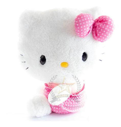 Peluche Grande Sanrio Hello Kitty Vestido Rosa  Golden Toys