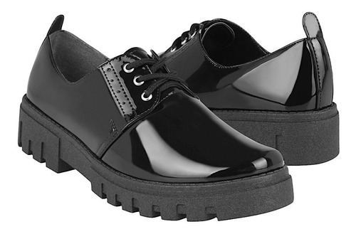 Zapatos Casuales Dama Stylo 12165 Charol Negro