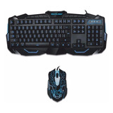 Kit Combo Gamer Teclado E Mouse 6 Botões Jogos Gaming Tc195