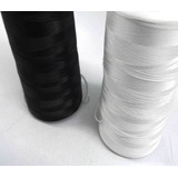 Pack Hilo Overlock Blanco Y Negro 5000 Yardas