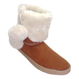 Bota Corta De Invierno Para Mujer Cómoda Peluche Cálidad 