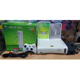 Xbox 360 Arcade  Fat Branco Console Com Rgh Completo Com Hd E  Placa Jasper Jogos E Caixa Conferir Nas Fotos E Video Leia A Descrição