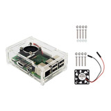 Kit Case Acrílico Para Raspberry Pi3(b) + Cooler.