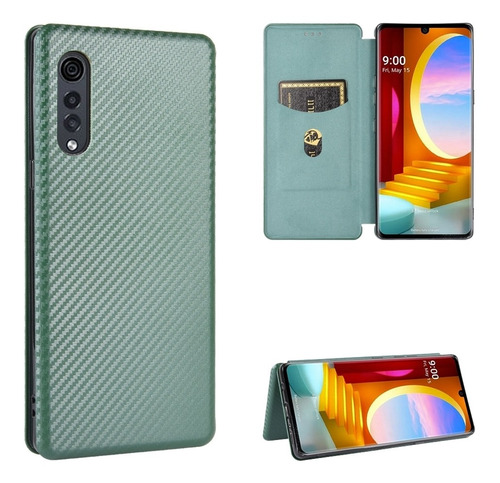 Para LG Velvet Tpu + Pc + Pu Funda De Cuero