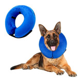 Collar Isabelino Inflable Protector Perros Gatos Talla L