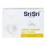 Jabon Vegetal Srisri Con Crema De Leche X 100 Gr.